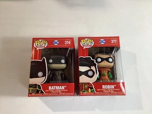 Funko Pop DC Heroes Imperial Palace Batman & Robin LOT #374 & #377  - Picture 1 of 8