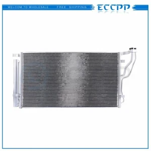 A/C Aluminum Condenser for 2011-2013 Hyundai Sonata Kia Optima L4 2.4 AC3888 - Picture 1 of 5