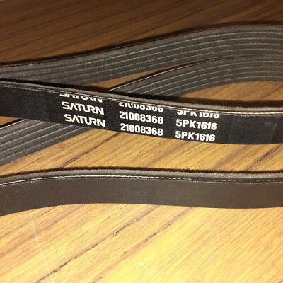 63.5 in Serpentine Belt Saab 9000 1989 Saturn SC1 SW1 1993-1999 SL SL1 93-01 I4 - Image 1 of 2
