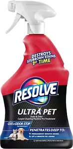 Ultra Pet Odor and Stain Remover Spray – Carpet Cleaner for Cat and Dog Urine an - Picture 1 of 11
