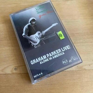 Graham Parker Live! - Alone in America Cassette Tape VG+ R32 - Picture 1 of 2