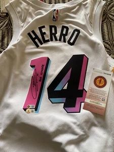 Tyler Herro Signed "Boy Wonder" Heat White Nike Swingman Jersey USA SM - Picture 1 of 4