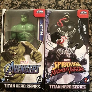 Marvel Super Heroes Incredible Hulk And Venom Figures. - Picture 1 of 9