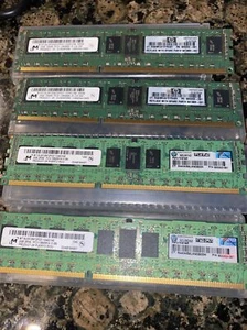 Micron 8GB (4x2GB) 2Rx8 RAM PC3-10600R DDR3-1333 Server MT18JSF25672PDZ-1G4GHE - Picture 1 of 2
