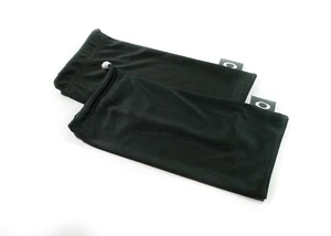 OAKLEY 2 PACK - LARGE BLACK MICRO FIBER CLOTH SUNGLASSES CLEANING STORAGE BAGS - Picture 1 of 3