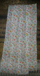 Vintage Ribbon Lot Craft Bow Fabric Ribbon Sturdy Flowers Floral Spring - Picture 1 of 4