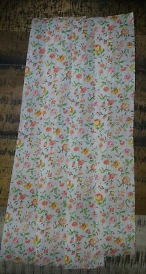 Vintage Ribbon Lot Craft Bow Fabric Ribbon Sturdy Flowers Floral Spring - Image 1 of 4