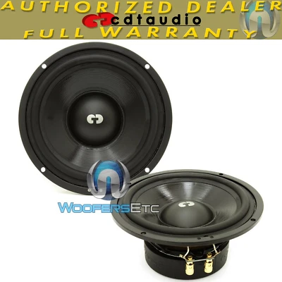 CDT AUDIO HD-6MDVC 6.5" 70W RMS DUAL VOICE COIL MID-BASS CAR SPEAKERS NEW PAIR - Image 1 of 4