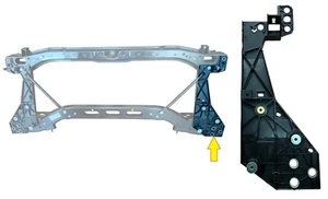 New Radiator Support Bracket for 2019-2024 Dodge Ram 2500/3500 Left Side - Bild 1 von 1