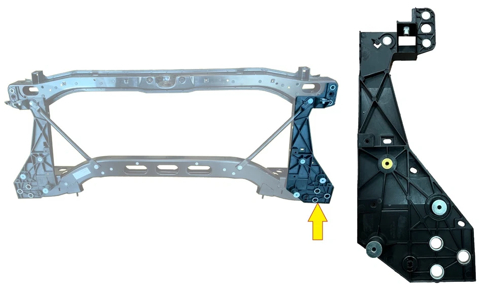 New Radiator Support Bracket for 2019-2024 Dodge Ram 2500/3500 Left Side - Image 1 of 1
