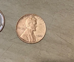 1944 Lincoln Wheat Penny No Mint Mark One Cent Coin Rim Error “L” In Liberty - Bild 1 von 2