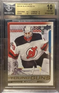2018-19 Upper Dexk YG Mackenzie Blackwood # 210 RC BGS 10 🔥impecable🔥 - Imagen 1 de 2
