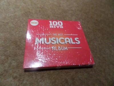 5 DISC CD ALBUM NEW & SEALED 100 HITS THE BEST MUSICALS ALBUM - Image 1 of 2