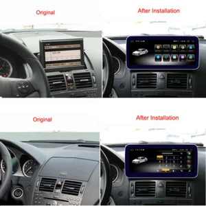 10.25” Car GPS Auto radio 1920*720 for Mercedes Benz C Class W204 S204 2008-2010 - Picture 1 of 11