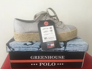 BNNW GREENHOUSE POLO SILVER SNEAKERS; UK 6; RRP £60 - Picture 1 of 5