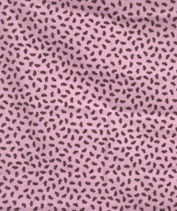 Remanente de tela rosa rosa 21"" x 16"" floral - Imagen 1 de 5