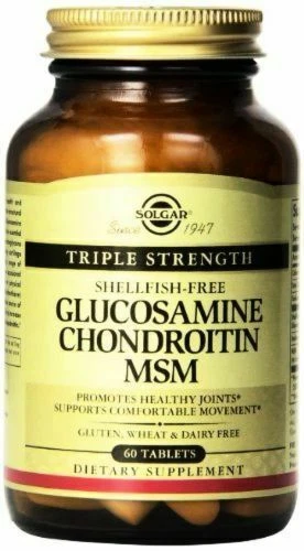 Solgar Extra Strength Glucosamine Chondroitin MSM Tablets 60 Count