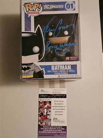 Kevin Conroy Signed Batman Funko Pop W/ JSA Cert Cover