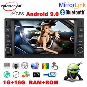2 Din 7" Android Touch Screen Car Stereo Radio 1G+16G BT GPS WiFi for old Toyota - Picture 1 of 13