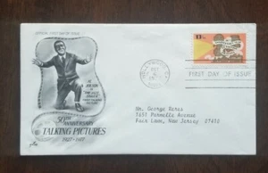 US FDC # 1727 Talking Pictures 1977. - Picture 1 of 6