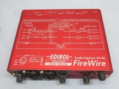 Roland Edirol FA-66 FireWire Audio Capture Digital Recording Interface - Image 1 of 4