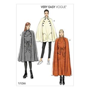 Vogue Schnittmuster V9288 - Cape - Umhang - Mantel