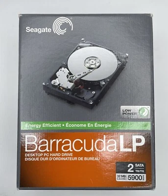 Seagate Barracuda LP 2TB 5900 RPM 3.5" Internal Hard Drive ST320005N4A1AS-​RK - Image 1 of 2