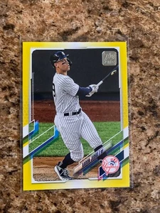 Aaron Judge 2021 Topps Yellow Walgreens SP Rc Parallel # 99 New York Yankees - Picture 1 of 1