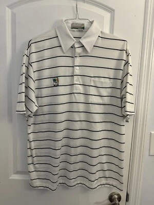 Camisa polo de golf vintage de los 80 Sahara para hombre XL blanca algodón CAGA Foto 1 de 4