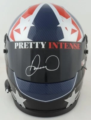 Casco (PA) DANICA PATRICK Firmado NASCAR Tamaño Completo Personalizado 'BASTANTE INTENSO' Foto 1 de 4
