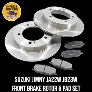 Suzuki Jimny JA22W JB23W Front Brake Rotor & Pad Set 55211-60A00 55200-81A31 - Picture 1 of 6