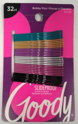 Goody Classics Pearl Metallic Bobby Pins Slides 32 count Slide Proof Hair - Image 1 of 2