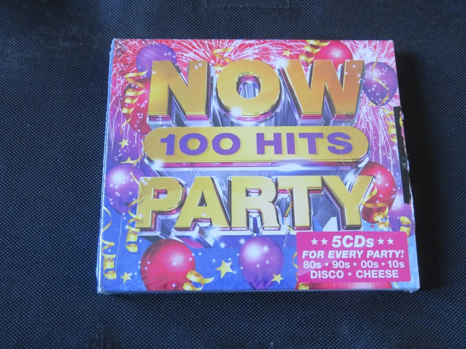 Various Artists - Now 100 Hits Party (SEALED 5 x CD 2019) 80s 90s 00s 10s DISCO - Image 1 of 4