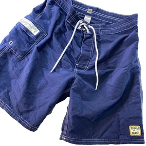 Kanvas by Katin Boardshorts Herren 30 Badehose Nylon Navy Blau Cargo Lucky USA - Bild 1 von 13