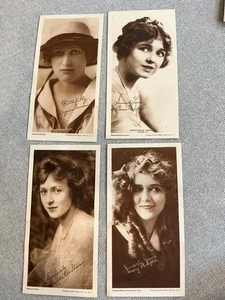Juego de 4 actrices Mary Pickford 1916 The Water Color Co. Head Shots - Imagen 1 de 6