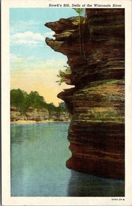 HAWK'S BILL Dells of the Wisconsin River Postcard - Picture 1 of 2