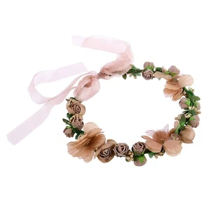 Simulated Flower Headdress Seaside Resort Headband for Bridesmaid - Imagen 1 de 9