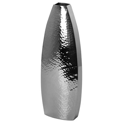 Fink Design Blumenvase 30 cm Edelstahlvase gehämmert Vase Tischvase Edelstahl - Bild 1 von 4