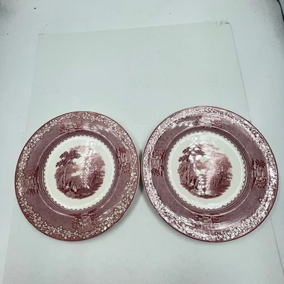 2 - Royal Staffordshire Pottery England Jenny Lind 1795 10" Dinner Plates - Image 1 of 4