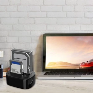  6628US3-C USB 3.0 Auf Dual Bay Hochgeschwindigkeits-Festplattenh CHP - Afbeelding 1 van 10