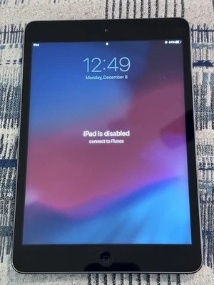 Apple iPad Mini 2 16 GB A1489 WiFi Gris espacial Bloqueado Foto 1 de 4