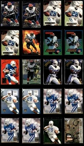 1994 Marshall Faulk Rookie Card Lot of (40) Rams HOF Multiple Brands Value! - Picture 1 of 4