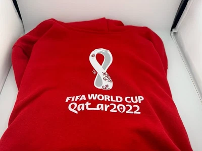 England Soccer! Fifa World Cup Special Qatar. Red Adult Hoodie Size Small BNWT - Image 1 of 4