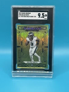 2023 Obsidian Nolan Smith Electric Etch Asia Gold /10 SGC 9.5 - Picture 1 of 3