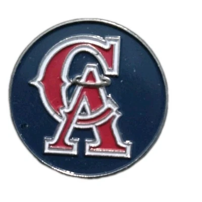 Vintage MLB California Angels Enamel Pin Team Logo Pinback - Image 1 of 2