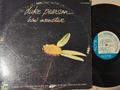 DUKE PEARSON: How Insensitive Vinyl Record Album LP (BLUE NOTE BST 84344) fr/shp - Image 1 of 4