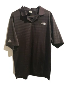 Adidas NBA Orlando Magic Hombre Climalite Manga Corta Negro Polo Talla L - Imagen 1 de 5