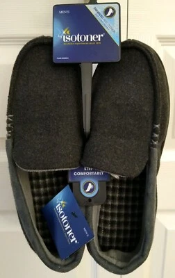 Zapatillas isotoneras mocasines para hombre (M 8-9) carbón brezo NUEVAS Foto 1 de 4