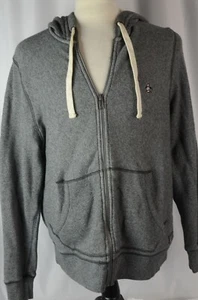 Penguin Men's Full Zip Hoodie Size XL Cotton Gray Warm Outdoor Hooded Casual Fun - Picture 1 of 12