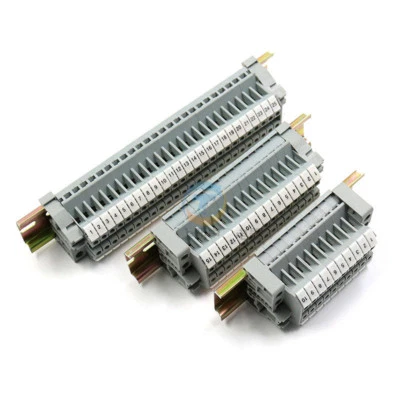 UK2.5N UK2.5B DIN Rail Screw Clamp Terminal Blocks Strip Modular Assembly Kit - Image 1 of 4
